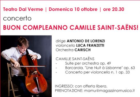 Buon compleanno Camille Saint-Saëns!