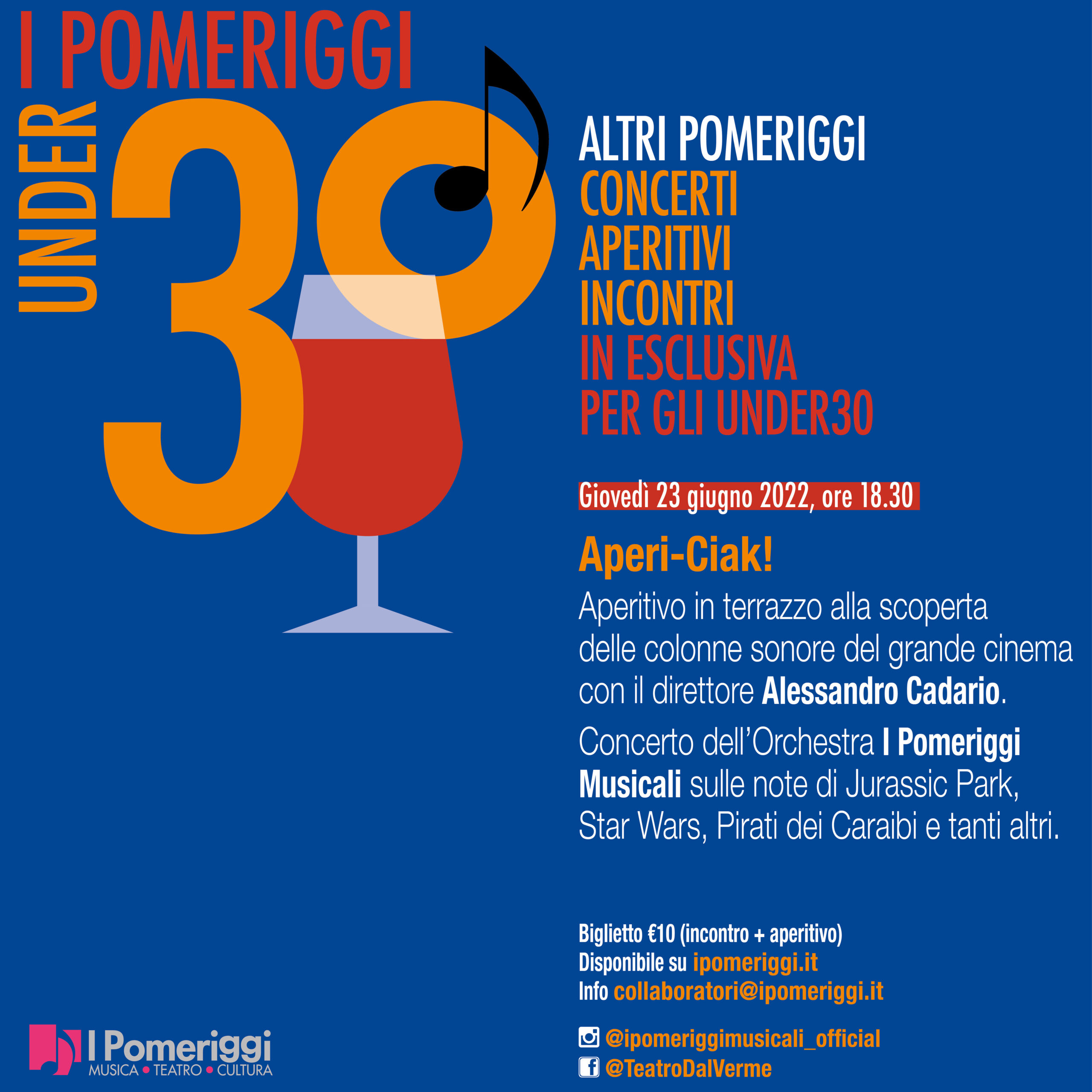 Altri pomeriggi – Under30. Direttore: Alessandro Cadario